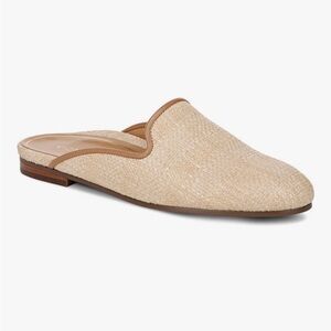 Vonic Willa Mule in Natural Raffia Slip-On Loafers